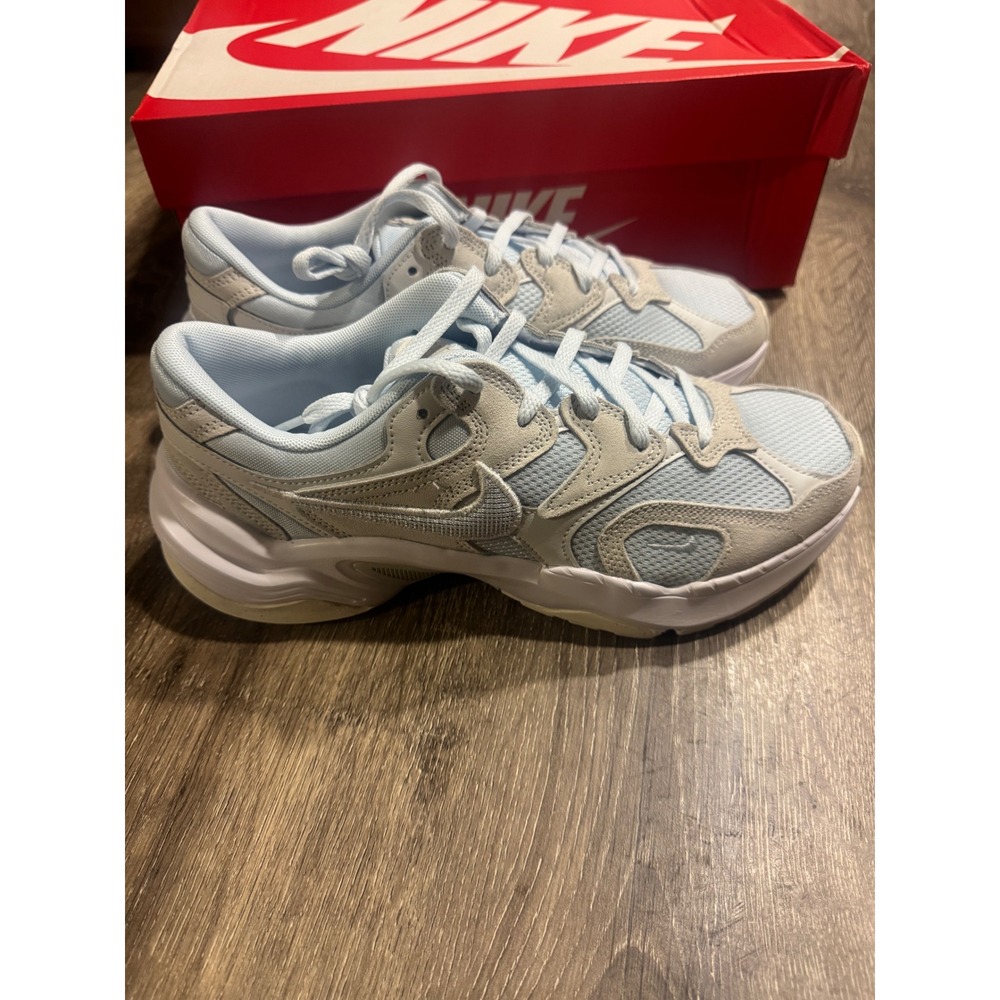 Nike AL8 Blue Tint Platinum Tint Womens 10 Mens 8.5 Sneakers FJ3794-401 - Picture 5 of 8